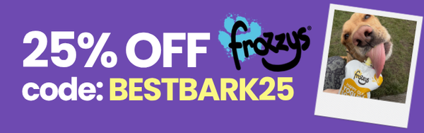 25% OFF Frozzys - code: BESTBARK25